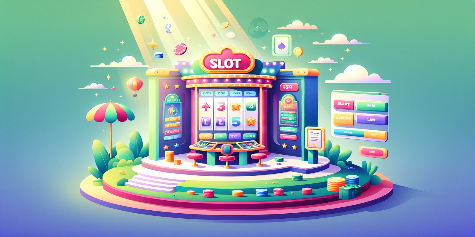 A vibrant representation of online slot gaming experiences at Mostbet Pakistan with Rupee Slots Login.